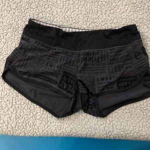 Lululemon Speed Shorts